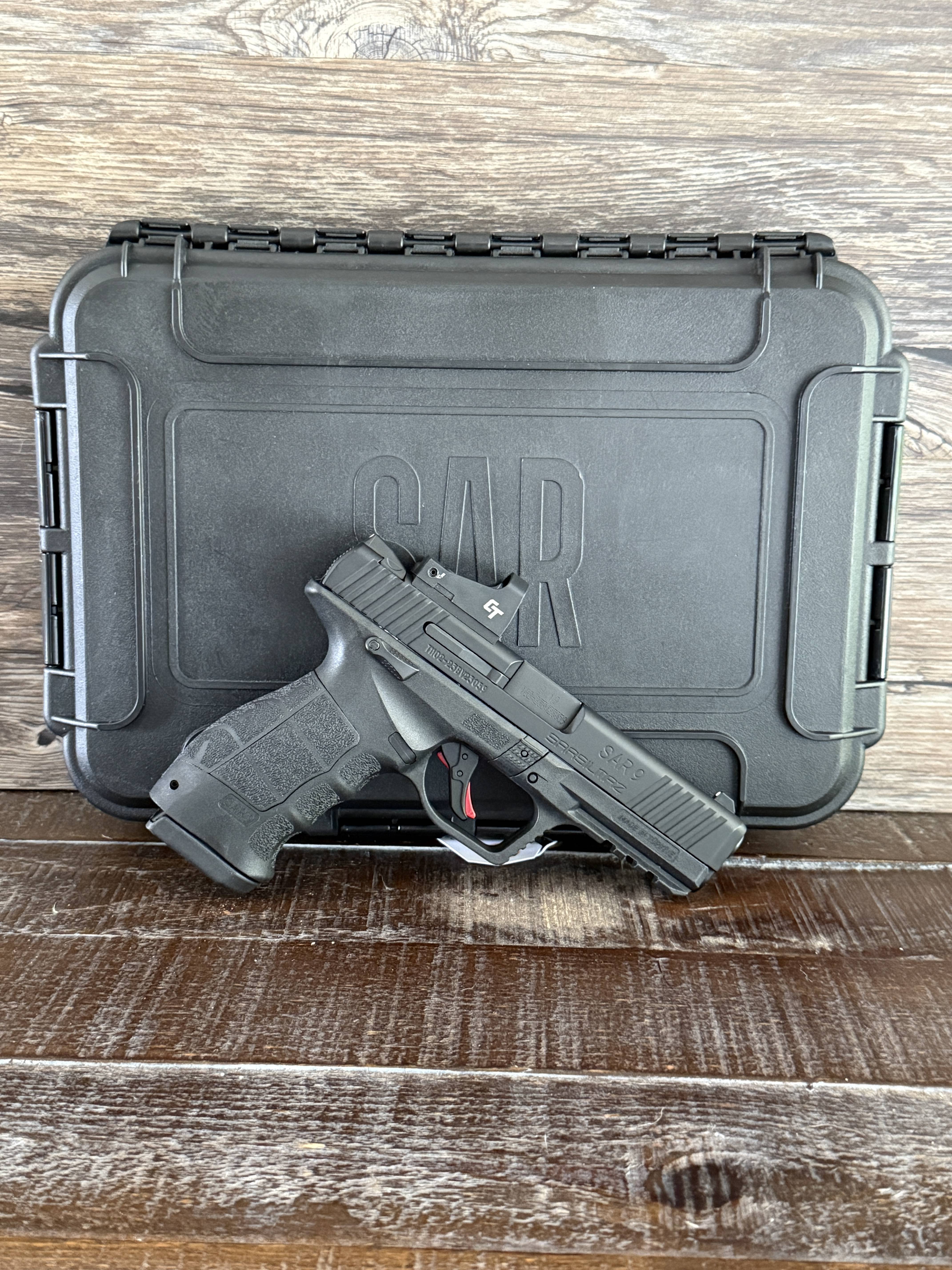 NEW SAR9 Gen 2 9mm Full-Size – 4.4" – 17+1 – Crimson Trace CTS-1528 Green Dot Installed